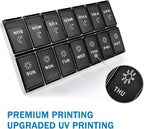 Mossime XL Large Daily Pill Organizer 2 Times a Day, Extra 7 Day Pill Box Am Pm, Weekly Day Night Vitamin Holder, Medicine Organizer, Big Pill Container, Medication Dispenser 14 Compartments