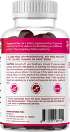 Vitamatic Beet Root Gummies with B6, B12, Grape Seed, Pomegranate & Nicotinamide – Plant-Based Extract – Vegan, Non-GMO – Botanical Supplement Gummies – 60 Count