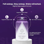 Levium Sleep Formula Supplement | Natural Relaxation Aid Capsules with Melatonin, GABA, L-Theanine, Magnesium | 60 Count Bottle – 30 Day Supply