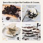 Keto Chow Cookies & Cream - Keto Meal Replacement Shake Powder - Nutritionally Complete - Low Carb - Delicious Easy Meal Substitute - Protein Rich You Choose The Fat - Single Meal Sample