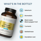 The Wellness Company Ultimate Spike Detox – Dr. McCullough Designed - 3-in-1 Nattokinase, Turmeric, & Bromelain Extra Strength | 120ct (1 Month Supply)