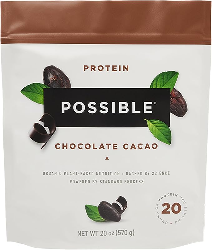 Protein Powder - Muscle Growth & Recovery Support - Plant-Based Protein - Essential Amino Acids & BCAAs - Vegan, Gluten-Free & USDA Organic - Chocolate, 1.25 Pound (Pack of 1)