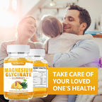 Magnesium Glycinate Gummies 1000mg with Magnesium L-Threonate,Chelated Magnesium Potassium Complex Supplement with VitD, B6, CoQ10, Calcium,Supports for Memory, Calm, Mood-180 Mango Pineapple Gummies