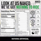 NAKED Whey Chocolate Peanut Butter Grass Fed Whey Protein Powder, No GMO, No Soy, and Gluten Free, Aid Growth and Recovery - 52 Servings
