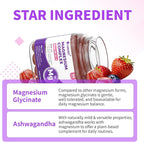 Mega16-in-1 Magnesium Citrate Glycinate Sleep Supplement Complex Gummies for Women Adults, High Absorption Magnesium Malate Carbonate Gummies