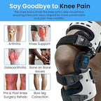Comfyorthopedic UPGRADED OA Medial Unloader Knee Brace for Men and Women Osteoarthritis & Arthritis Pain Support, Bone on Bone Valgus Varus Joint Offlaoder L1851 L1843 Built-in Hex Key Plus Size Fit Up ot 32in