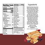 BestMed - High Protein Nutrition Bar - Low-Carb, 15g Protein, Low Sugar, High Fiber, Low Calorie, Meal Replacement Bar (Double Berry, 3 Box - 21 Count)