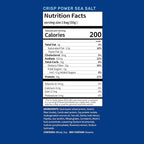 CRISP POWER Protein Pretzels, Sea Salt, 28G Protein, High Protein Snack, High Fiber, Low Carb Crunchy Pretzel Snacks, No Added Sugar, 1.75 oz Bags, 6 Pack, Vegan, Keto