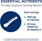 CITRACAL Calcium Gummies, Calcium Supplement with Vitamin D3, Support Bone Health, for Ages 12+, Natural Raspberry Flavor, 60 Count (Pack of 2)