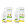 Organyc - Feminine Intimate Wash for Sensitive Skin - Free from Chlorine, Parabens, SLSSLES, and Synthetic Perfumes - 8.5 Fl Oz with Chamomile (2 Pack)
