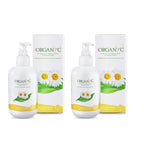 Organyc - Feminine Intimate Wash for Sensitive Skin - Free from Chlorine, Parabens, SLSSLES, and Synthetic Perfumes - 8.5 Fl Oz with Chamomile (2 Pack)