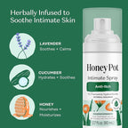 The Honey Pot Company - Feminine Anti-Itch Spray - At Home or On the Go Medicated to Relieve Itch and Irritation. Maximum Strength - 2.71 fl. Oz.
