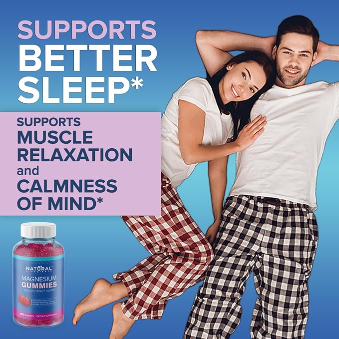 Sugar-Free Magnesium Gummies for Adults - High Potency Magnesium Supplement, High Absorption Chewable Magnesium, Vegan Anti-Stress Gummies, Magnesium for Sleep & Relaxation, 180 Gummies