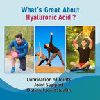 Hyaluronic Acid Gummies, Hyaluronic Acid Supplements with Vitamin C & Biotin 5000mcg for Skin, Hair, Nails Health, Joints Supplements for Women & Men, Low Sugar, Vegan, Non-GMO, 60 Counts