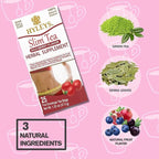 Hyleys Slim Tea Weight Loss Herbal Supplement with Goji Berry - Cleanse and Detox - 50 Tea Bags