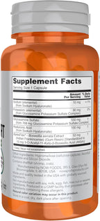 Now Sports Nutrition, Advanced Joint Support, Glucosamine, Hyaluronic Acid, ApresFlex, 60 Capsules