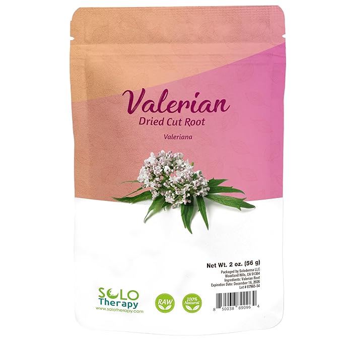 Valerian Root Herbal Tea - 56 grams - Tea Resealable Bag - Valeriana officinalis 56 grams - Premium Quality (Valerian Root)