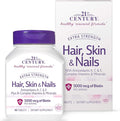 21st Century Hair, Skin and Nails Extra Strength Tablets, 90 Count (27847)