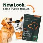 VetriScience Extra Strength Healthy Hip & Joint Chews, GlycoFlex Glucosamine and Green-Lipped Mussel Joint Support Supplement for Dogs, Promote Mobility & Soothe Joint Discomfort, Chicken, 60 Count