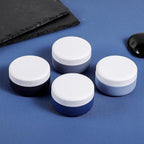 Kuangre Travel Containers for Toiletries, Silicone Cream Jars BPA-Free, Leak-proof 1.35oz Travel Size Containers, Portable Size Silicone Jars with Lid for Cosmetic Face Hand Body Cream (4 Pack)