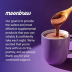 MoonBrew Nighttime Magnesium Hot Cocoa, Natural Sleep Aid Drink Mix for Adults, 2-Pack - Calming Melatonin-Free Sleep Support - Sleepy Hot Chocolate Powder with L-Theanine, Chamomile & Zinc Glycinate