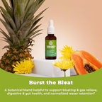 Debloat Organic Liquid Drops for Natural Gas & Bloating Relief, Supports Digestive & Gut Health with Probiotic, Dandelion, Ginger, Fennel, Peppermint 1.0 Fl Oz.