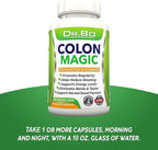 Colon Cleanse Detox Formula - Natural Bowel Cleanser Pills for Intestinal Bloating & Fast Digestive Cleansing - Daily Constipation Relief Supplement Gut, Belly, Stomach - Women Men Herbal Weight Flush