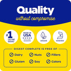 Enzymedica Digest Complete, Full-Range Digestive Enzymes for Daily Gut Health, Fast-Acting Relief from Gas, Bloating & Indigestion, 240 Count