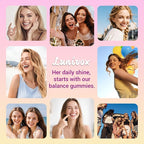 Her Juicy Feminine Probiotics Gummies for Women, with Prebiotics & Slippery Elm - Promotes pH Balance, Gut Health & Immune Support - Pineapple Flavor, 60 Count