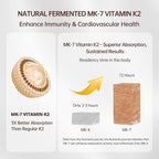 300 Pcs 2 in 1 Vitamin D3 10000 iu Plus K2 (MK-7) 200 mcg Virgin Coconut Oil Softgels with Vitamins D & K Supports Calcium Absorption, Bone, Immune, & Heart Health – Easy to Swallow