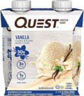 Quest Nutrition Protein Shake, Vanilla, High Protein, Low Carb, Gluten Free, Keto Friendly, 11 Fl. Oz, 4 Count