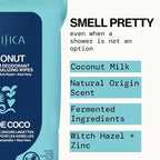 Pacifica Beauty Coconut Milk & Essential Oils Underarm Deodorant Wipes, Helps Remove Odor, Aluminum-Free, Vegan & Cruelty-Free, 30 Wipes (1-Pack)