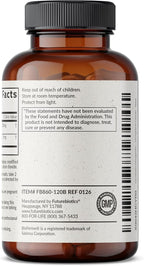 Futurebiotics Ashwagandha Extra Strength Stress & Mood Support with BioPerine - Non GMO Formula, 120 Vegetarian Capsules