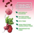 Beet Root Supplement Gummies - Superfood with Beetroot Extract Powder with Vitamin C & Magnesium - Supports Energy Heart Health & Nitric Oxide Production - Red Beets Supplements Gummy - 60 Gummies