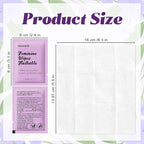 Feminine Wipes Individually Wrapped, Flushable Wipes Travel,Feminine Care Vaginal Wipes for Adult,Women, Girl and Homeless (Pack of 100,Lavender)