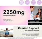 FLEUR Myo-Inositol & D-Chiro Inositol Powder, Hormone Balance and Ovarian Function Support for Women,Supplement for PCOS Symptom Relief, Regulates Menstrual Cycle, Unflavored, 4.34oz (123g)