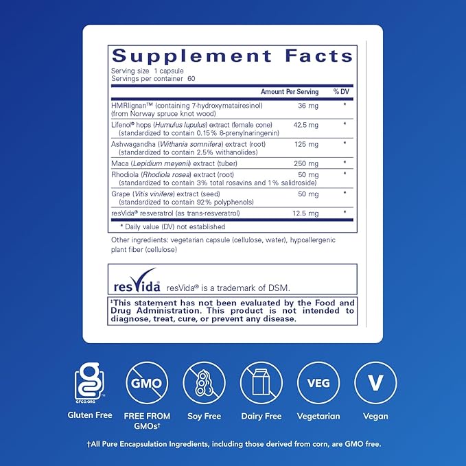 Pure Encapsulations MenoVive | Broad | Range Support for Menopausal Health and Comfort* | 60 Capsules