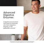 THORNE - Advanced Digestive Enzymes - Supplement with Pepsin, Ox Bile & Pancreatin for Indigestion & Constipation Relief - Minimizes Occasional Gas & Bloating* - Third-Party Certified - 180 Capsules