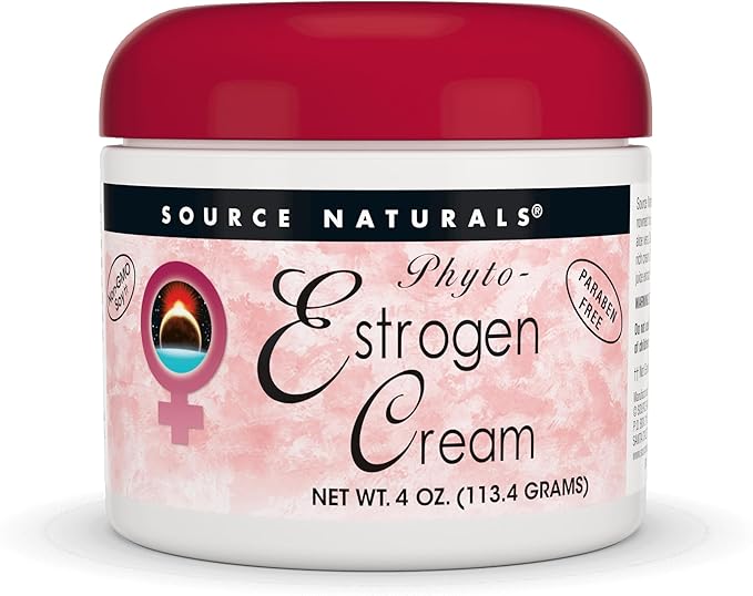 Source Naturals Phyto-Estrogen Cream, Paraben-Free - 4 oz Cream