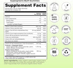wholier Daily Supergreens Gummies, Greens Supplement with Prebiotics, Fiber, Adaptogens, Vegan Multivitamin, 9 Essential Vitamins + Minerals, 1g Sugar, 2 Gummy Serving (60 Gummies, 30 Day Supply)