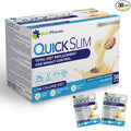 Quick Slim High Protein Shakes for Weight Loss, 30 Servings, Complete Meal Replacement Powder, Diet Shakes for Women & Men, 20g Protein, 27 Vit & Min, Keto, Gluten Free (Banana Cookies, 30 Sachets)