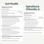 Snap Supplements Gut Health Lipase Supplement & Organic Spirulina Chlorella Bundle–Probiotic + Greens–Supports Digestion, Detox, Energy & Immune Health, 50 + 120 Vegetarian Capsules (1 Month Supply)