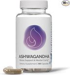 InfiniWell Ashwagandha Supplements - Herbal Supplements with Shoden Ashwagandha Root - Promote Mental Clarity, Hormonal Balance, Daily Relaxation & Muscle Recovery (60 Capsules)