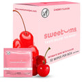 Sweetums Feminine Wipes For Women, Individually Wrapped - pH Balanced Flavored Intimate Wipes - Pack of 10 (Cherry)
