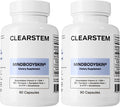 CLEARSTEM - MINDBODYSKIN Hormonal Acne Supplement (5-HTP) - Natural DIM Supplement - Skin Care Vitamins - Hormone Balance, Antioxidants - Gluten Free, Cruelty Free - 60 Servings, 180 Capsules