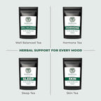 Elephantal Wellness Menopause Support Premium Herbal Tea for Women – Chaste Berry (Vitex), Black Cohosh, Red Clover & Valerian – Promotes Balance, Calm & Daily Comfort – Caffeine-Free Loose Leaf Tea, 2oz (20 Servings)
