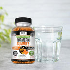 Kaya Naturals Turmeric Supplements Gummies - Pure Nature Turmeric Curcumin - Ginger Gummies - Black Pepper Extract - 120 Count