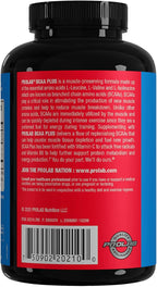 Prolab BCAA Plus Branched Chain Amino Acid Capsules, Muscle Recovery, Lean Muscle Support, Endurance & Performance Booster (180 Capsules)