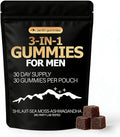 Zenith 3 in 1 Gummies for Men，Shilajit Gold Gummies with Sea Moss, Ashwagandha, Organic Manuka Honey, Burdock Root, Palm Moss Extract，Energy Support