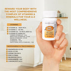 GeriCare One-Daily Multivitamins with Minerals (100 Tablets) High-Potency Multi-Vitamin & Multimineral Dietary Supplement for Immunity, Energy | Complete Daily Nutritional Support (2 Pack)